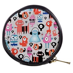 Funky Monsters Pattern Mini Makeup Bags by Bigfootshirtshop