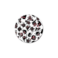 Goofy Monsters Pattern  Golf Ball Marker by Bigfootshirtshop