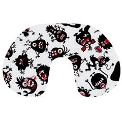 Goofy Monsters Pattern  Travel Neck Pillows by Bigfootshirtshop