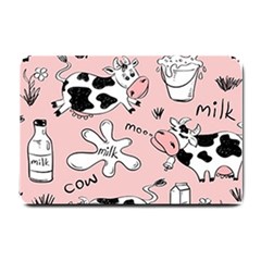 Fresh Milk Cow Pattern Small Doormat  by Bigfootshirtshop