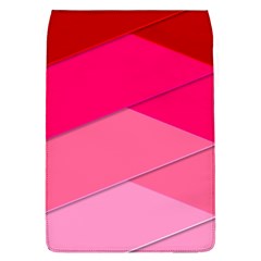 Geometric Shapes Magenta Pink Rose Flap Covers (l)  by Celenk