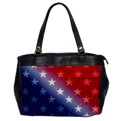 America Patriotic Red White Blue Office Handbags by Celenk