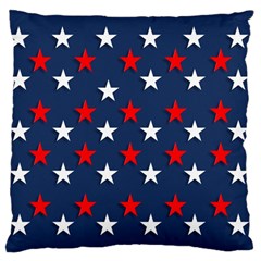 Patriotic Colors America Usa Red Large Cushion Case (two Sides)