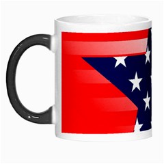 Patriotic American Usa Design Red Morph Mugs by Celenk