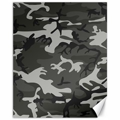 Camouflage Pattern Disguise Army Canvas 11  X 14   by Celenk