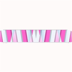 Geometric 3d Design Pattern Pink Small Bar Mats by Celenk