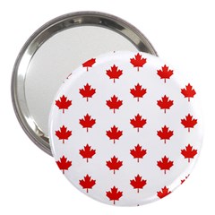 Maple Leaf Canada Emblem Country 3  Handbag Mirrors by Celenk