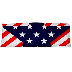 Patriotic Usa Stars Stripes Red Body Pillow Case (dakimakura)