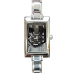 Fractal Render Cube Cubic Shape Rectangle Italian Charm Watch Front