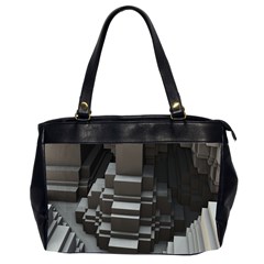 Fractal Render Cube Cubic Shape Office Handbags (2 Sides)  by Celenk