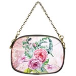 Flowers And Leaves In Soft Purple Colors Chain Purses (Two Sides)  Front