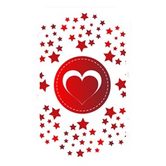 Monogram Heart Pattern Love Red Memory Card Reader by Celenk