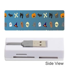 Halloween Cats Pumpkin Pattern Bat Memory Card Reader (stick)  by Celenk