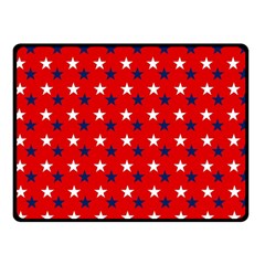 Patriotic Red White Blue Usa Fleece Blanket (small)