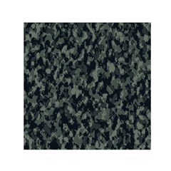 Camouflage Tarn Military Texture Small Satin Scarf (square) by Celenk