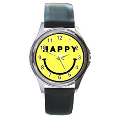 9e669010 8325 4bb4 B08e Faf7ca5b01e1 Round Metal Watch by MERCH90