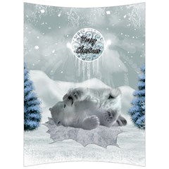 Cute Polar Bear Baby, Merry Christmas Back Support Cushion