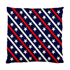 Patriotic Red White Blue Stars Standard Cushion Case (One Side)