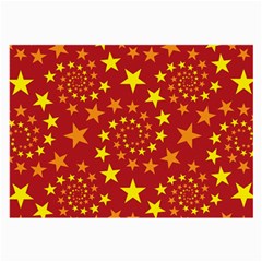 Star Stars Pattern Design Large Glasses Cloth by Celenk