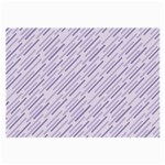 Halloween Lilac Paper Pattern Large Glasses Cloth (2-Side) Front