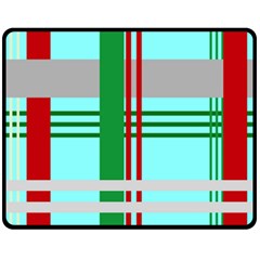 Christmas Plaid Backgrounds Plaid Fleece Blanket (medium) 