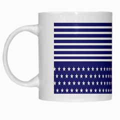 American Flag Patriot Red White White Mugs by Celenk