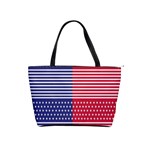 American Flag Patriot Red White Shoulder Handbags Front