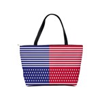 American Flag Patriot Red White Shoulder Handbags Back