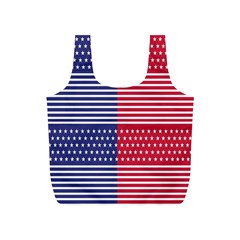 American Flag Patriot Red White Full Print Recycle Bags (s)  by Celenk
