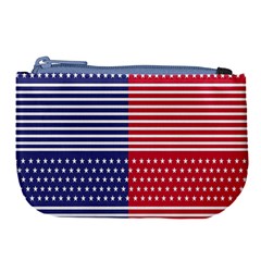 American Flag Patriot Red White Large Coin Purse by Celenk