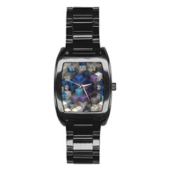 Cube Cubic Design 3d Shape Square Stainless Steel Barrel Watch by Celenk