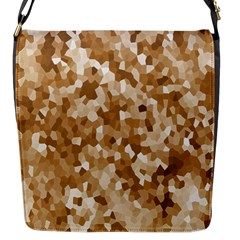 Texture Background Backdrop Brown Flap Messenger Bag (s) by Celenk