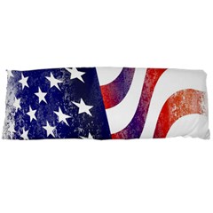 Usa Flag America American Body Pillow Case Dakimakura (two Sides) by Celenk