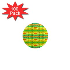 Birds Beach Sun Abstract Pattern 1  Mini Magnets (100 Pack)  by Celenk