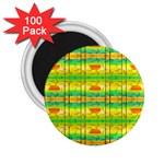 Birds Beach Sun Abstract Pattern 2.25  Magnets (100 pack)  Front