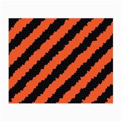 Black Orange Pattern Small Glasses Cloth