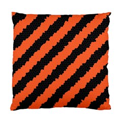 Black Orange Pattern Standard Cushion Case (Two Sides)