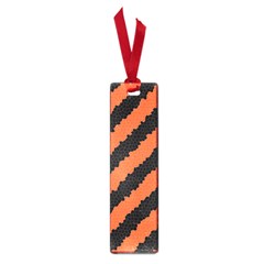 Black Orange Pattern Small Book Marks