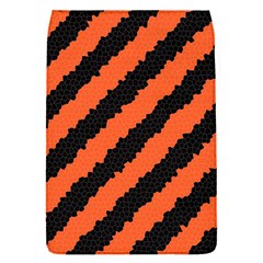 Black Orange Pattern Flap Covers (S) 