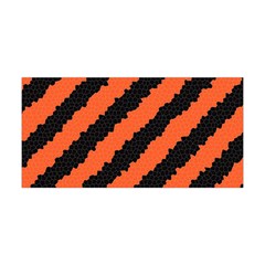 Black Orange Pattern Yoga Headband