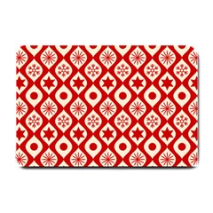 Ornate Christmas Decor Pattern Small Doormat 