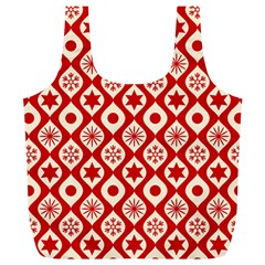 Ornate Christmas Decor Pattern Full Print Recycle Bags (l)  by patternstudio