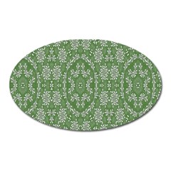 Art Pattern Design Holiday Color Oval Magnet