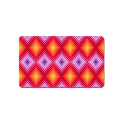 Texture Surface Orange Pink Magnet (name Card) by Celenk