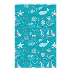 Fun Everyday Sea Life Shower Curtain 48  X 72  (small)  by Bigfootshirtshop