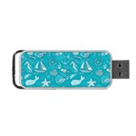Fun Everyday Sea Life Portable USB Flash (One Side) Front