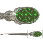 Neon Green Bubble Hearts Letter Openers Front