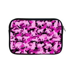 Hot Pink Catmouflage Camouflage Apple Ipad Mini Zipper Cases by PodArtist