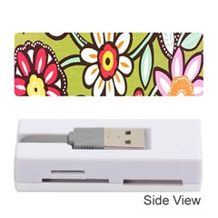 Flowers Fabrics Floral Design Memory Card Reader (stick)  by Celenk