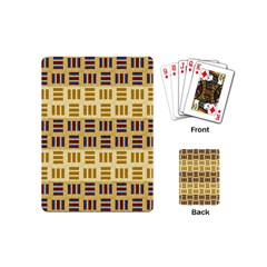Textile Texture Fabric Material Playing Cards (mini)  by Celenk